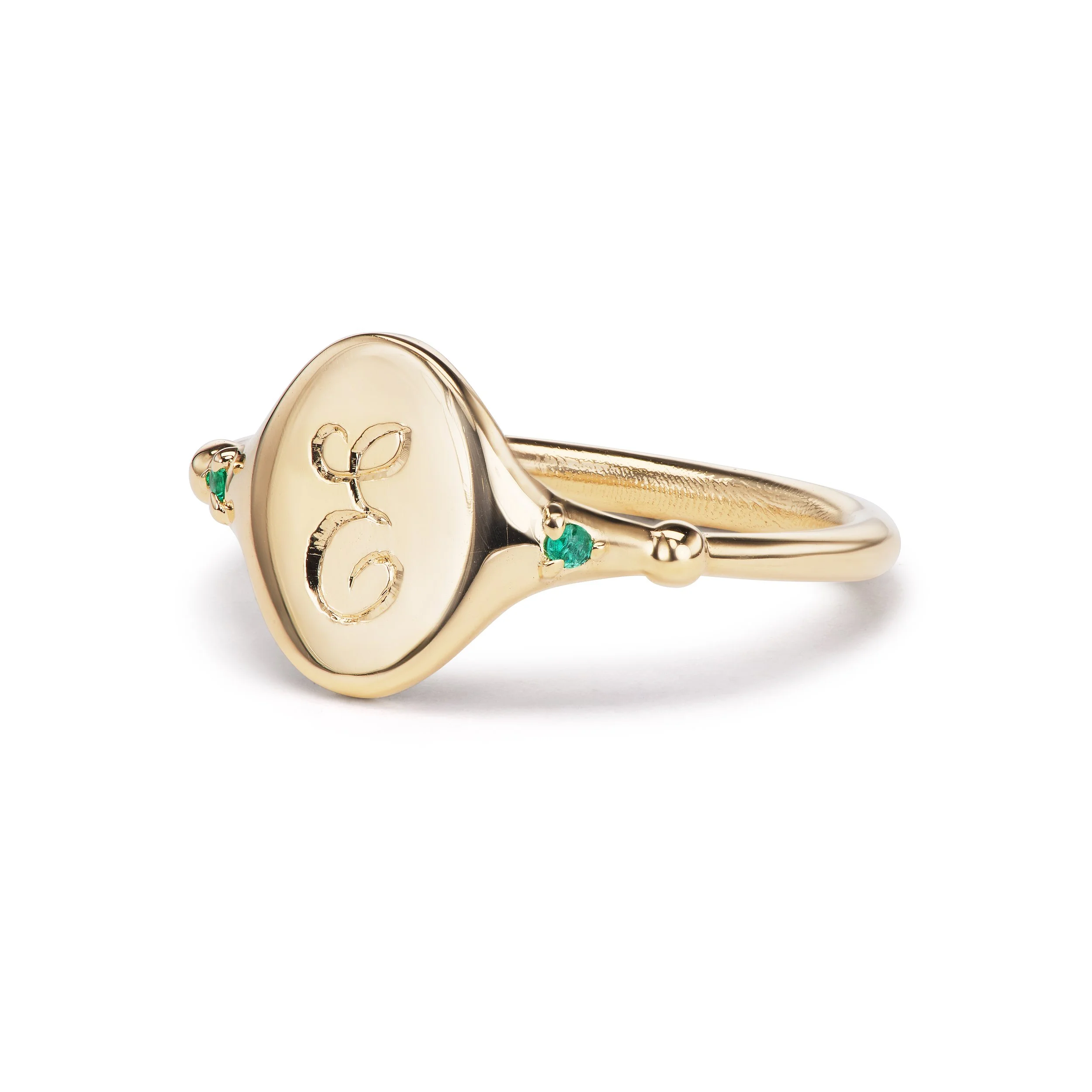 sonder signet, oval — BRUCE jewelry